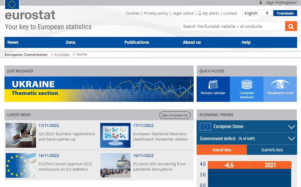 Eurostat – ARSUNIVCO