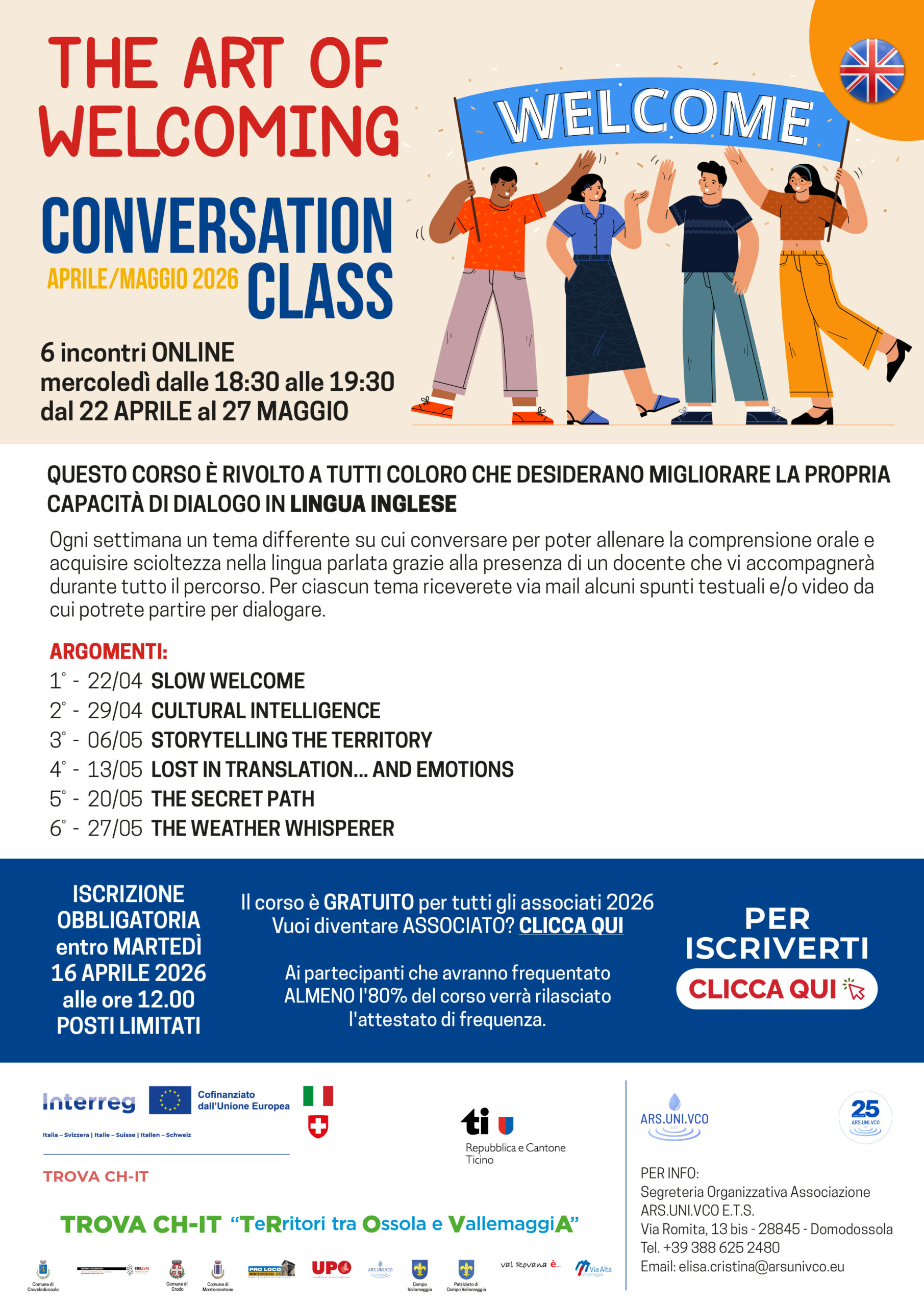 Inglese conversation apr-mag-2026