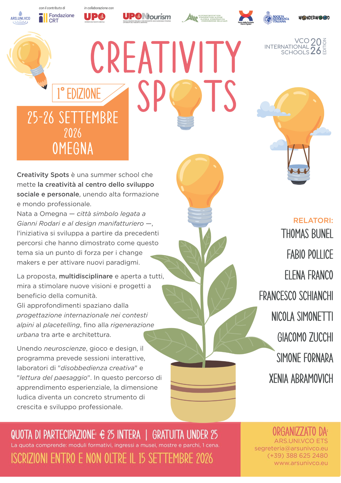 Creativity Spots - locandina