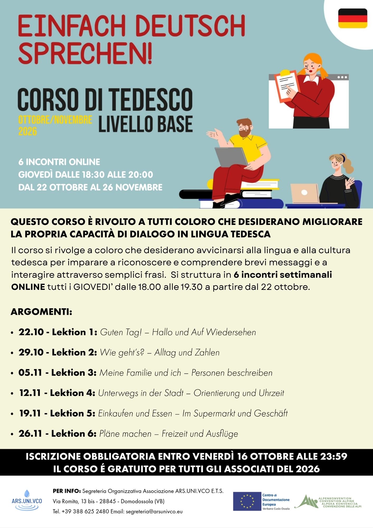 Locandina tedesco